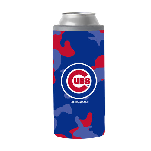 Product Image for Chicago Cubs 12oz Camo Slim Can Coolie