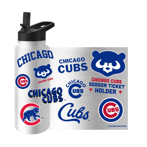 Product Image for Chicago Cubs 34oz Season Ticket Holder Native Quencher Bottle