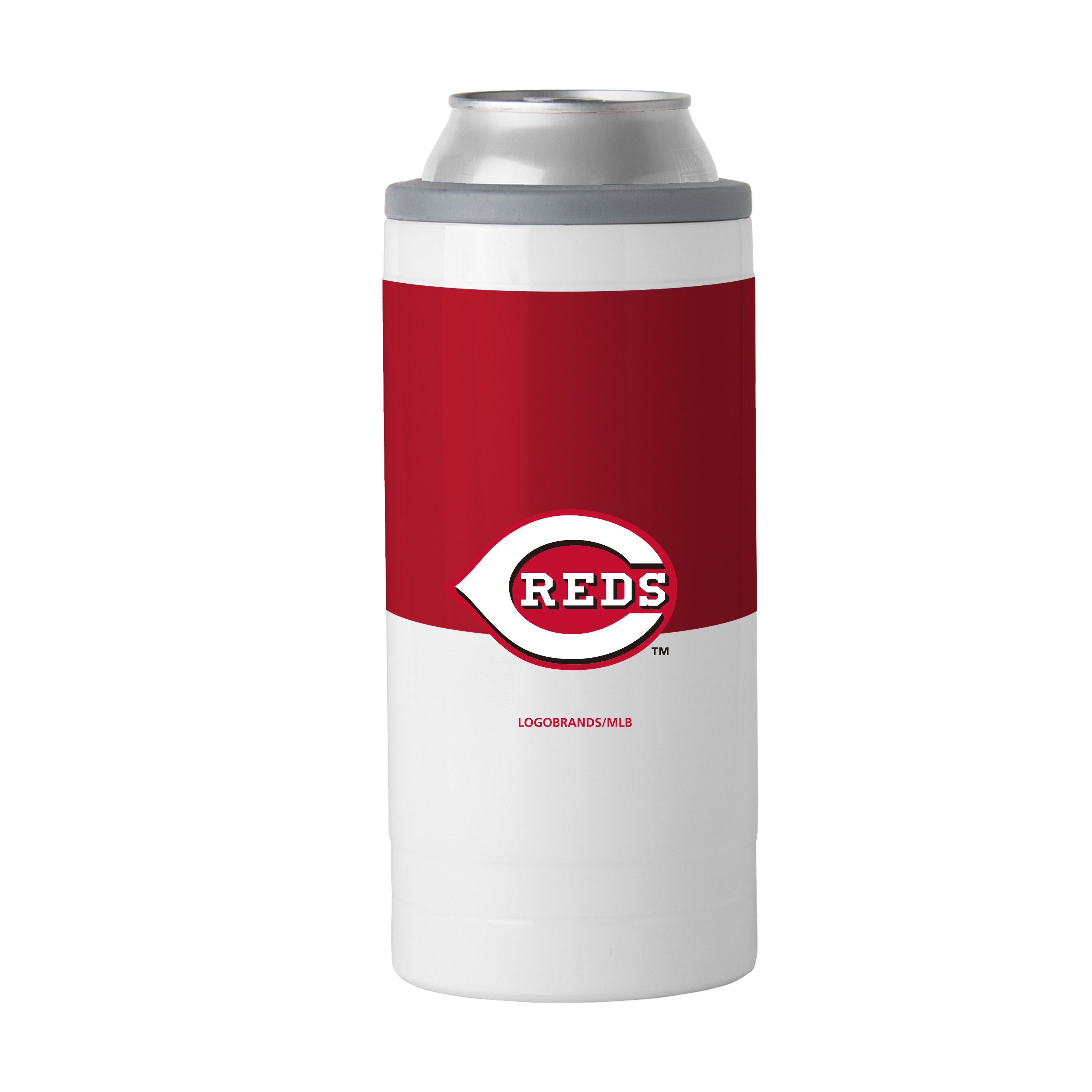 Cincinnati Reds Slim Colorblock Can Coolie