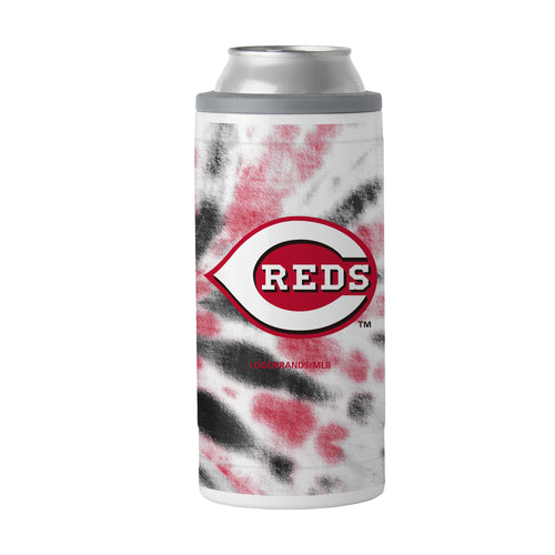 Product Image for Cincinnati Reds 12oz Tie Dye Slim Can Coolie