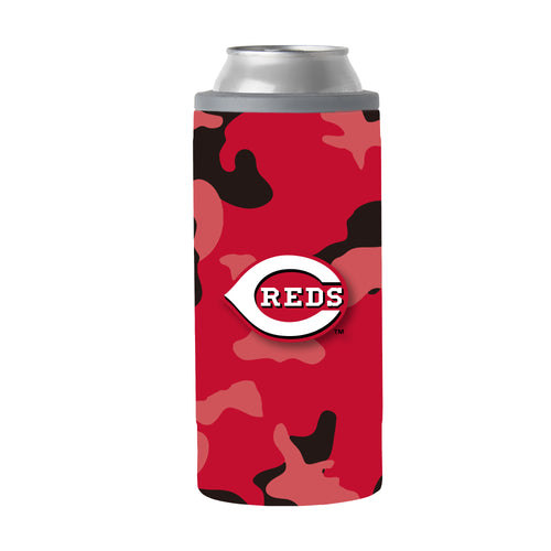 Product Image for Cincinnati Reds 12oz Camo Slim Can Coolie