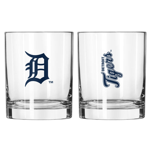 Product Image for Detroit Tigers 14oz Gameday Rocks Glass