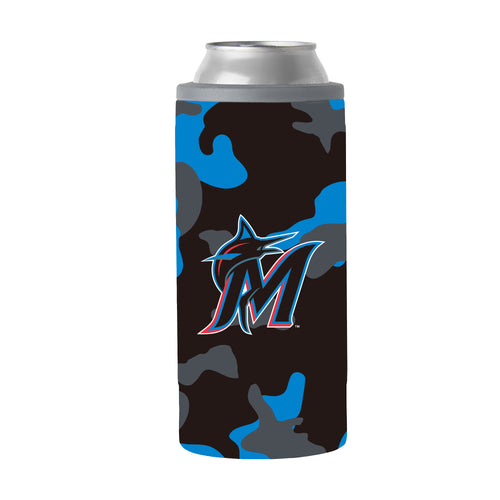 Product Image for Miami Marlins 12oz Camo Slim Can Coolie