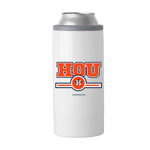 Product Image for Houston Astros Letterman 12 oz Slim Can Coolie