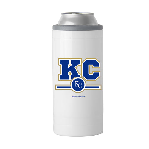 Product Image for K.C Royals Letterman 12 oz Slim Can Coolie