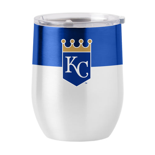 Product Image for K.C Royals 16oz Colorblock Stainless Curved Beverage