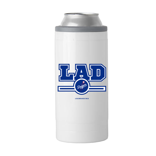 Product Image for LA Dodgers Letterman 12 oz Slim Can Coolie
