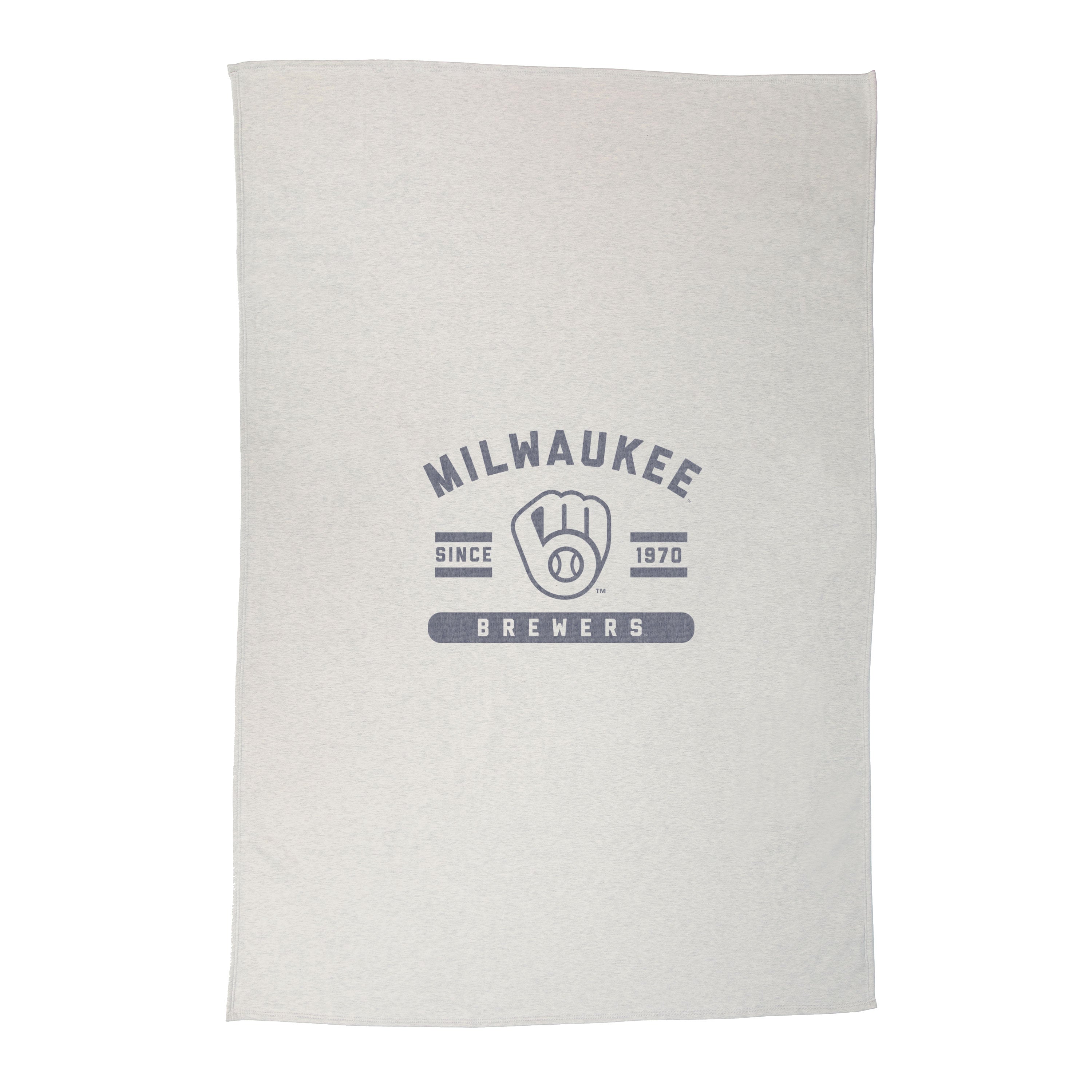 Milwaukee Brewers Sublimated Sweatshirt Blanket