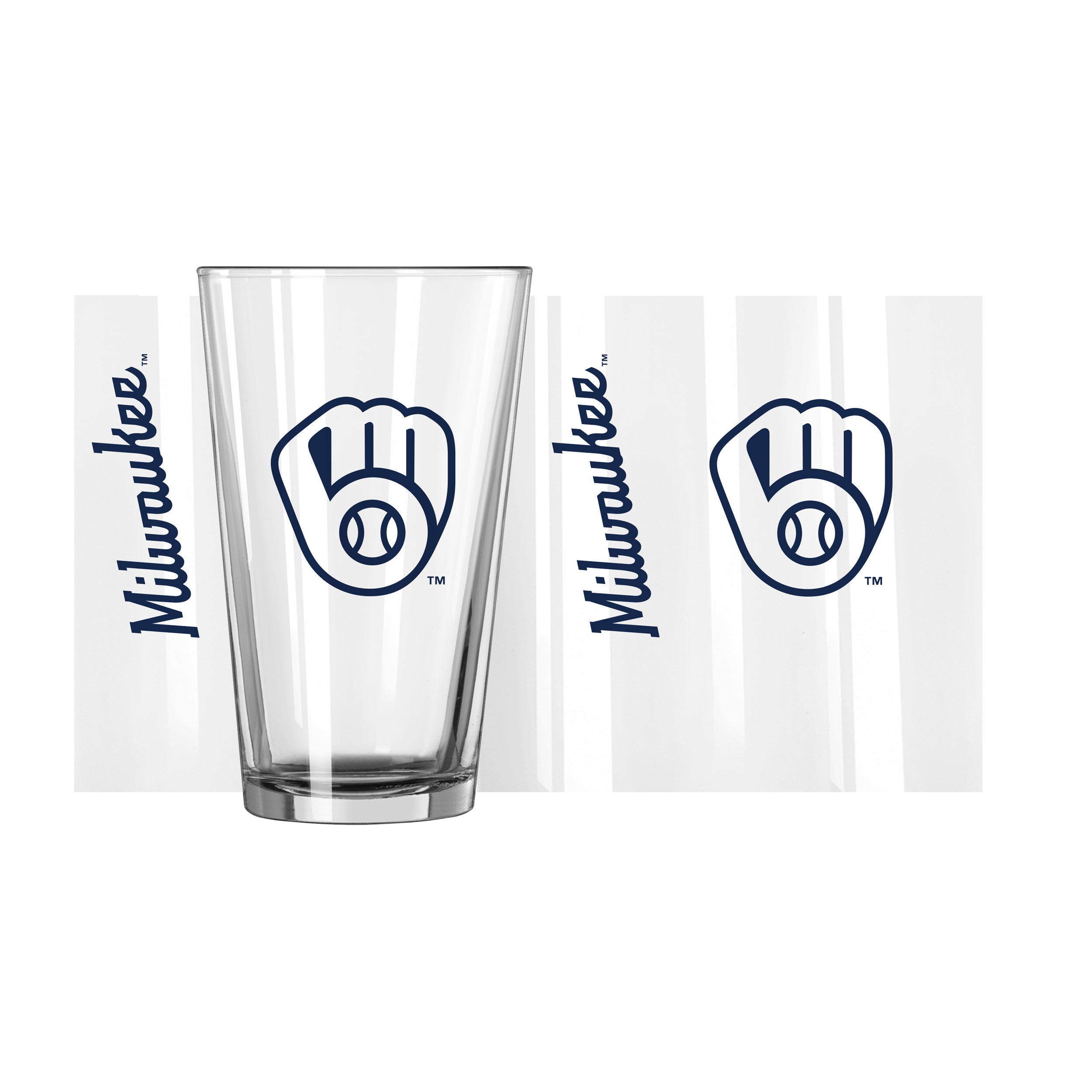 Milwaukee Brewers 16 oz. Gameday Pint Glass