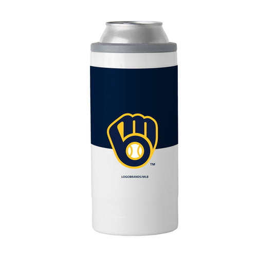 Product Image for Milwaukee Brewers Slim Colorblock Can Coolie