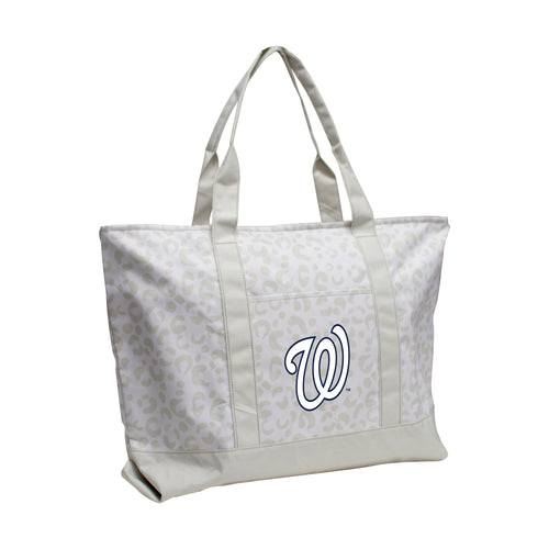 Product Image for Washington Nationals Leopard Pattern Tote