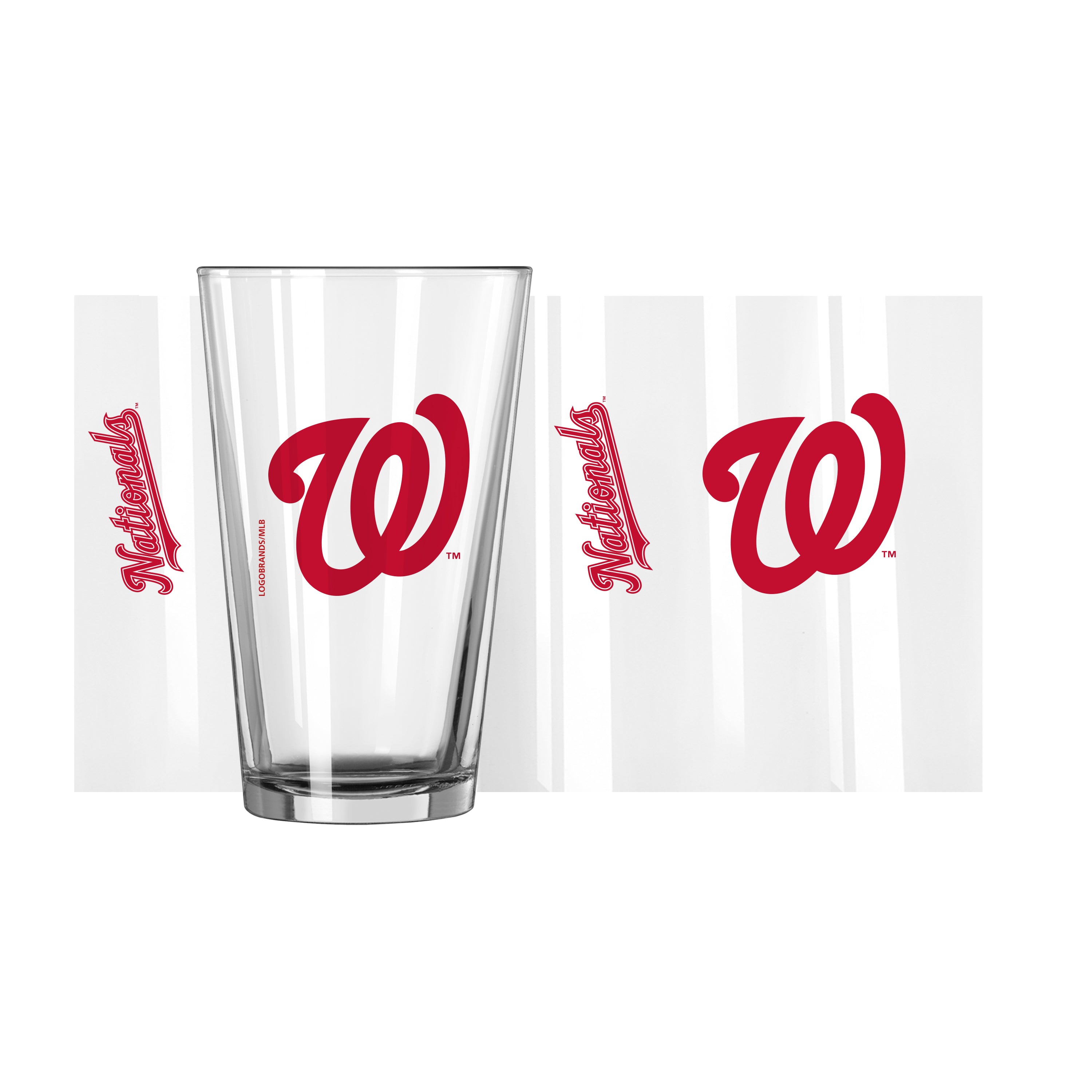 Washington Nationals 16oz Gameday Pint Glass - Logo Brands