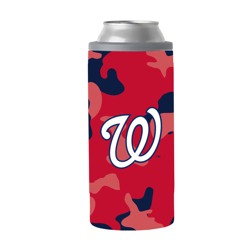 Product Image for Washington Nationals 12oz Camo Slim Can Coolie