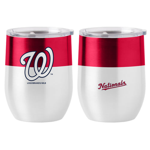Product Image for Washington Nat'ls Color Block 16 oz Stainless Curved Beverage