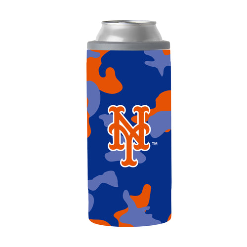 Product Image for New York Mets 12oz Camo Slim Can Coolie