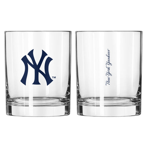 Product Image for New York Yankees 14oz Gameday Rocks Glass