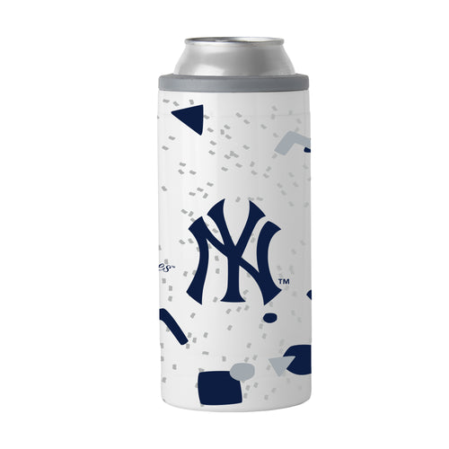 Product Image for New York Yankees 12oz Flashback Slim Can Coolie