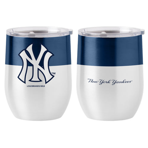 Product Image for NY Yankees Colorblock 16oz Curved Beverage