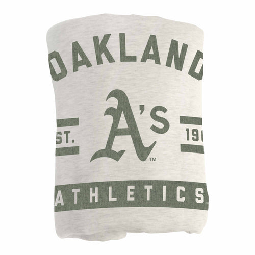 Product Image for Oakland Athletics Sublimated Sweatshirt Blanket