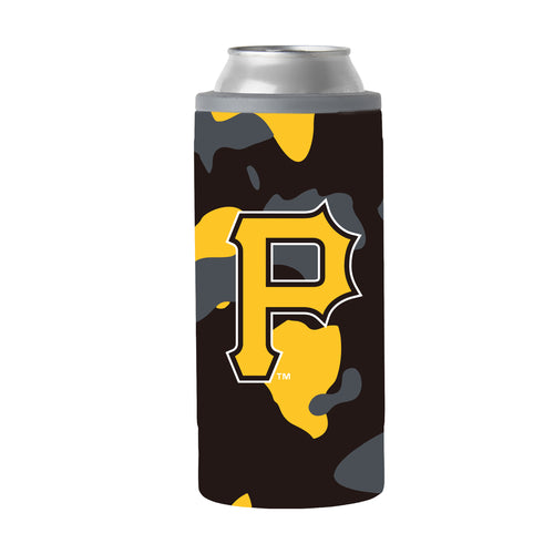 Product Image for Pittsburgh Pirates 12oz Camo Slim Can Coolie