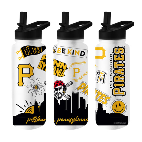 Product Image for Pittsburgh Pirates 34oz Native Quencher Bottle