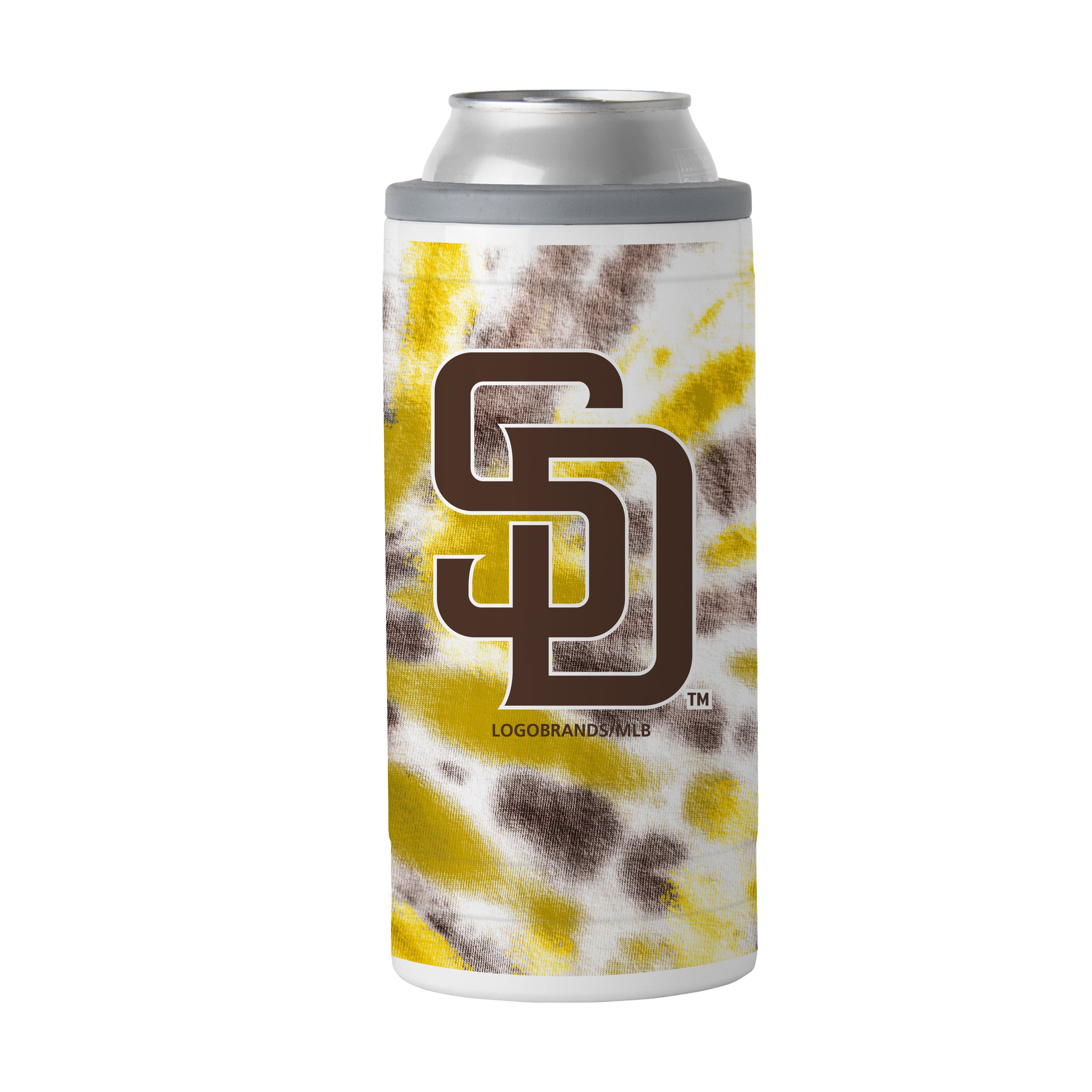 San Diego Padres 12oz Tie Dye Slim Can Coolie