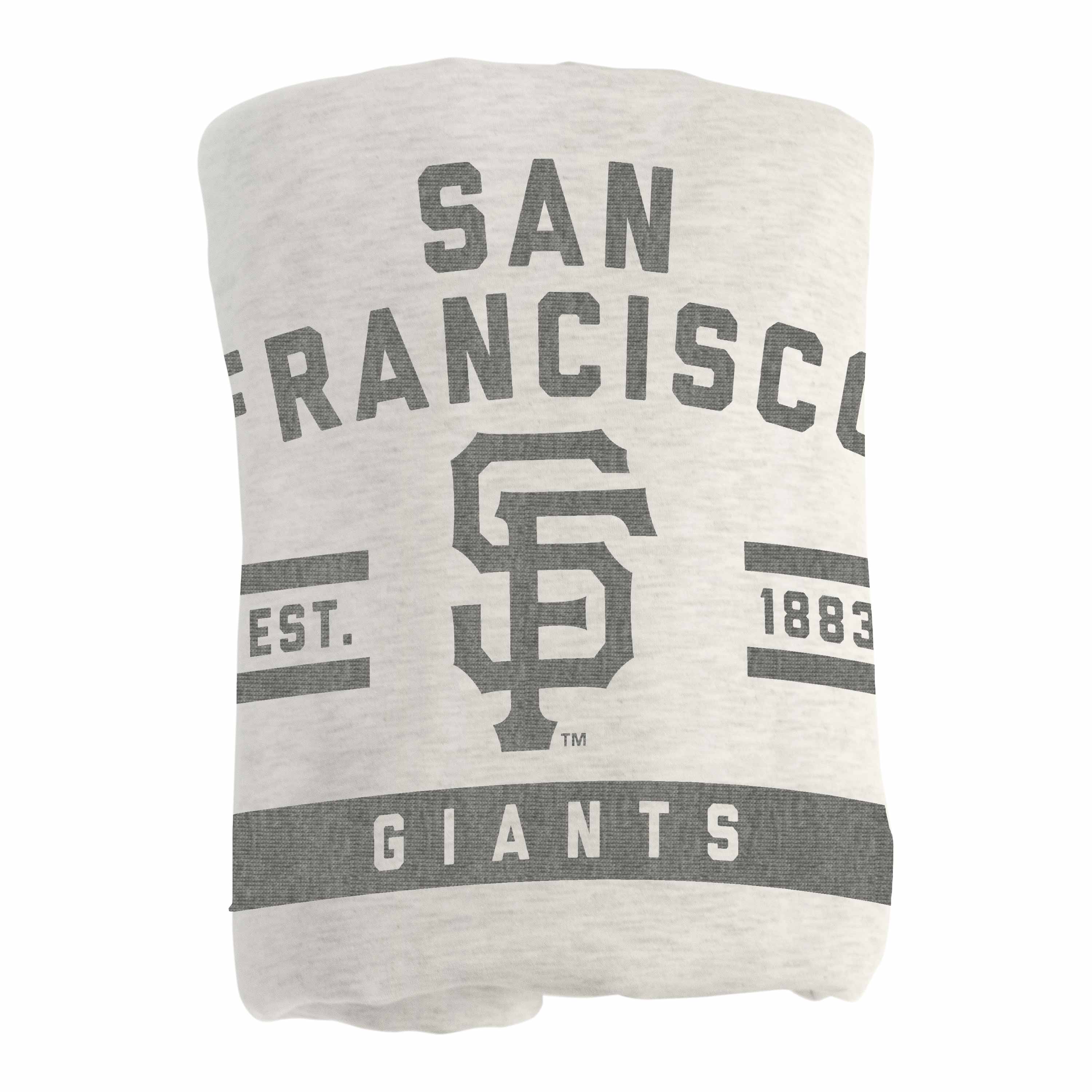 San Francisco Giants Oatmeal Sweatshirt Blanket - Logo Brands