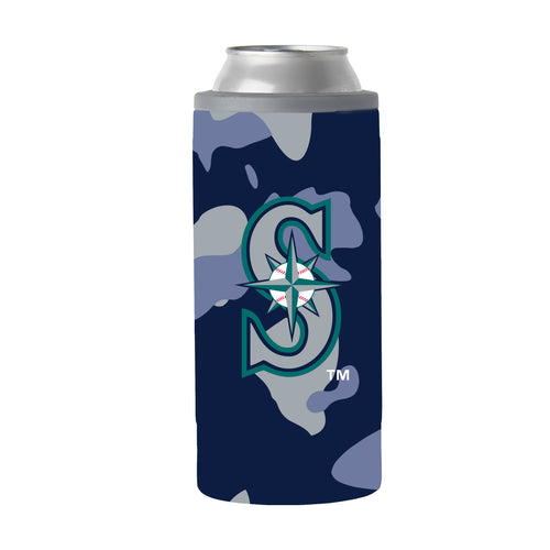 Product Image for Seattle Mariners 12oz Camo Slim Can Coolie