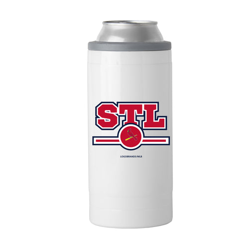 Product Image for St Louis Cardinals Letterman 12 oz Slim Can Coolie