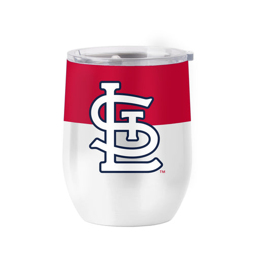 Product Image for St Louis Cardinals 16oz Colorblock Stainless Curved Beverage