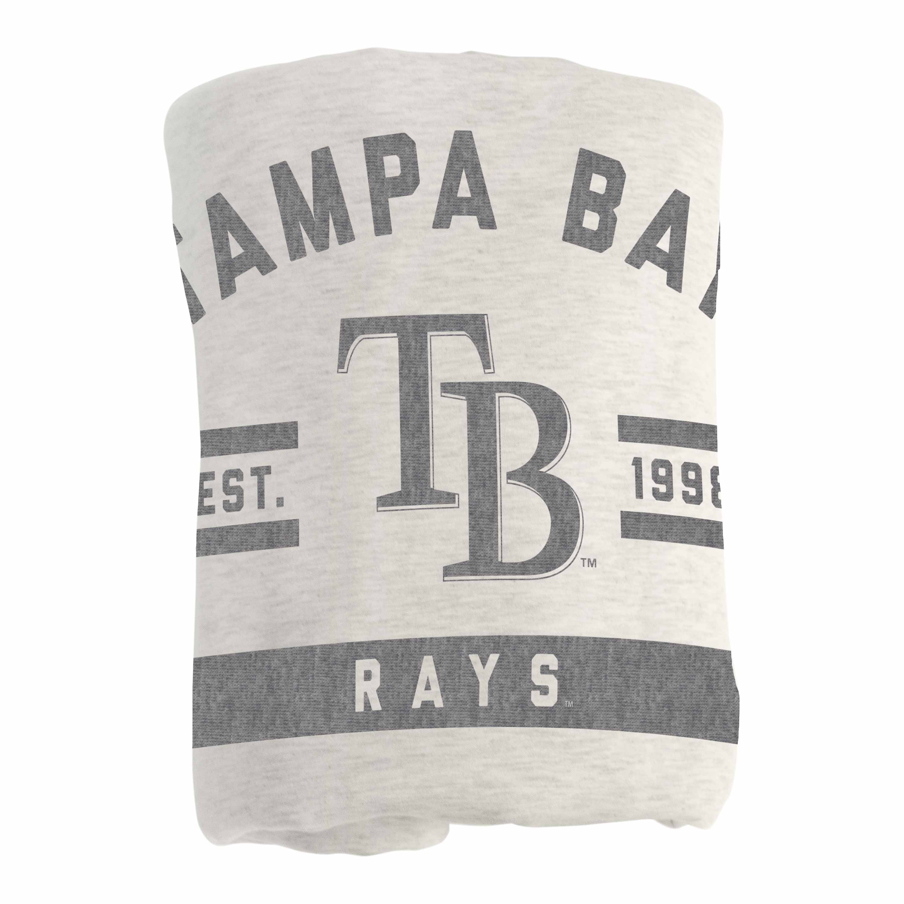 Tampa Bay Rays Oatmeal Sweatshirt Blanket - Logo Brands