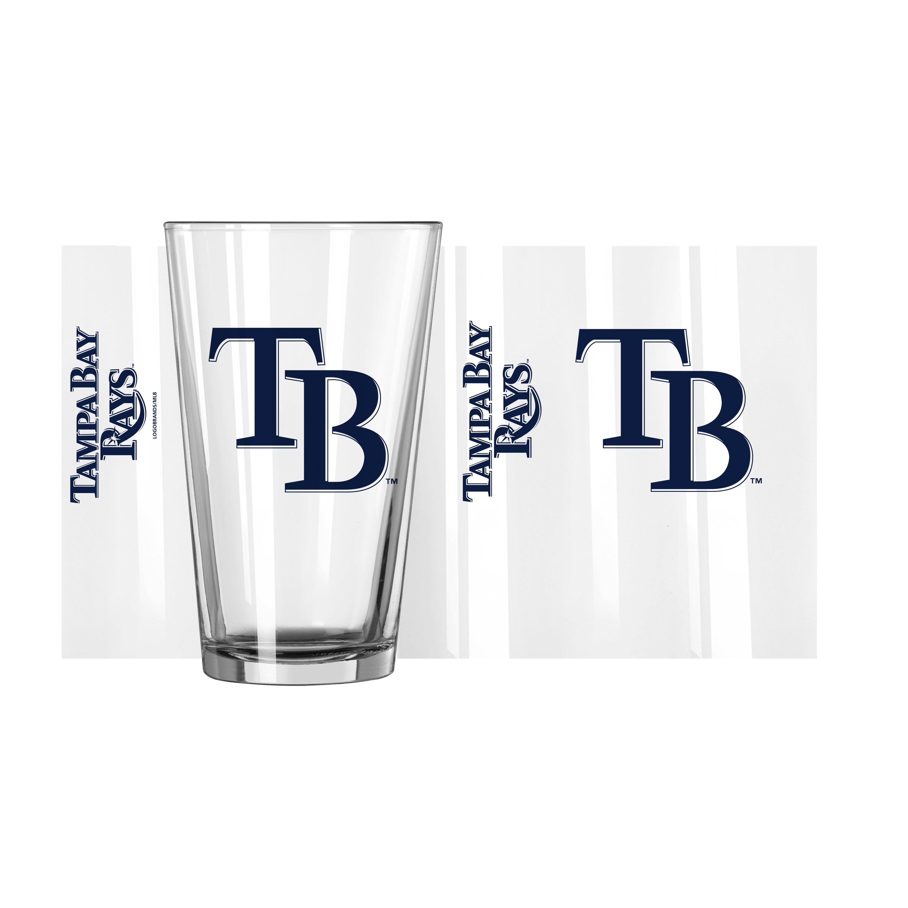 Tampa Bay Rays 16oz Gameday Pint Glass - Logo Brands