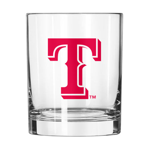 Product Image for Texas Rangers 14oz Gameday Rocks Glass