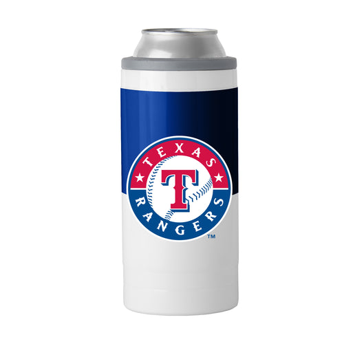 Product Image for Texas Rangers 12oz Colorblock Slim Can Coolie