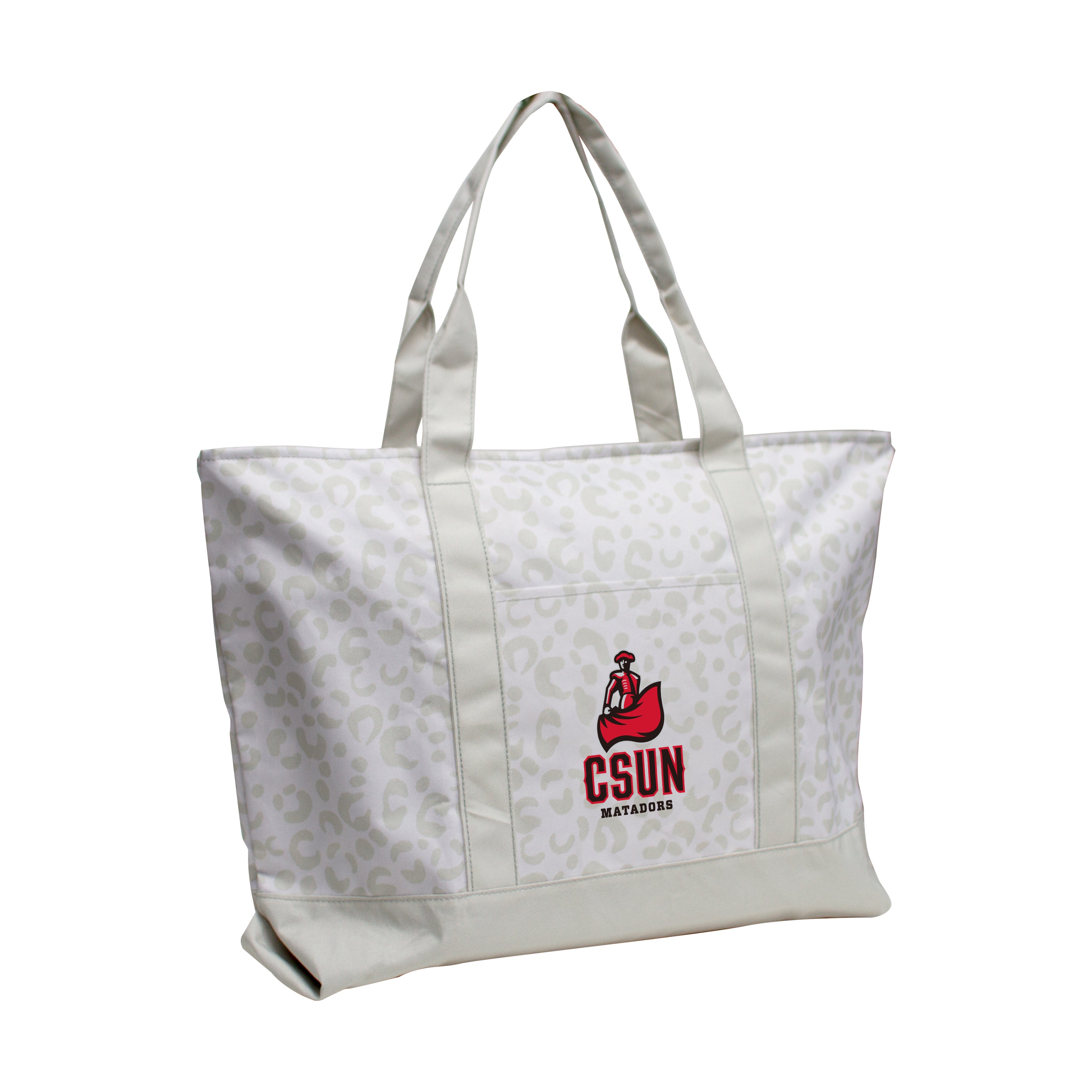 Cal St Northridge Leopard Pattern Tote