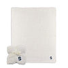 Stockton College Cable Knit Throw 50x60