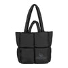 Stockton College Puff Black Tote