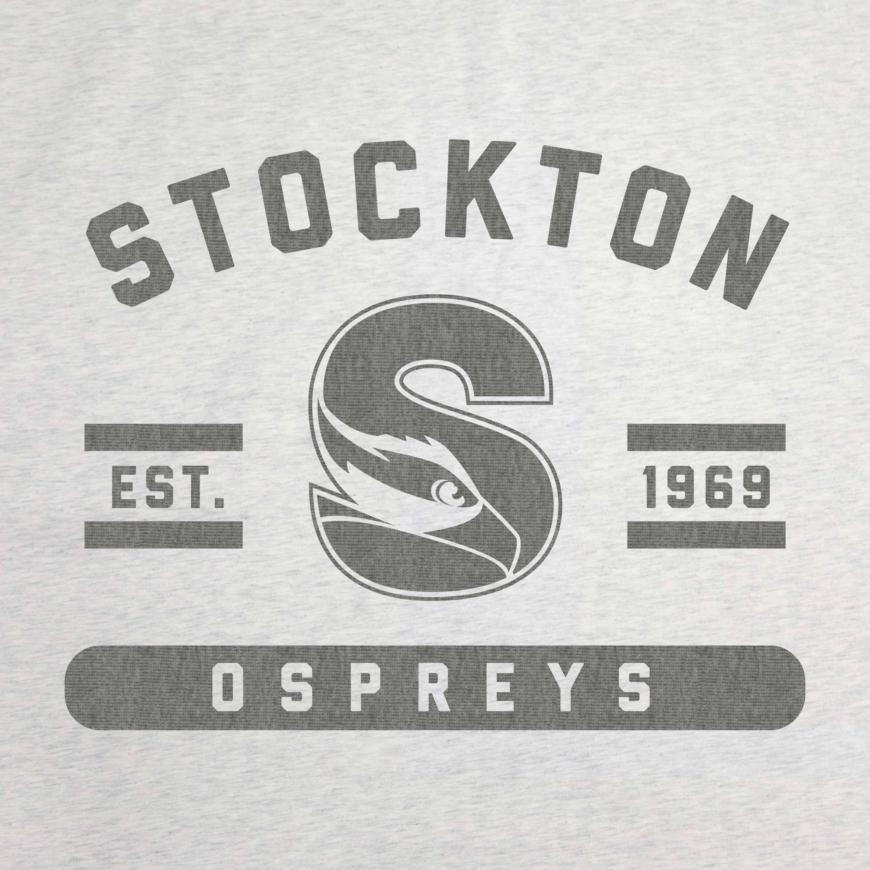 Stockton College Sublimated Sweatshirt Blanket