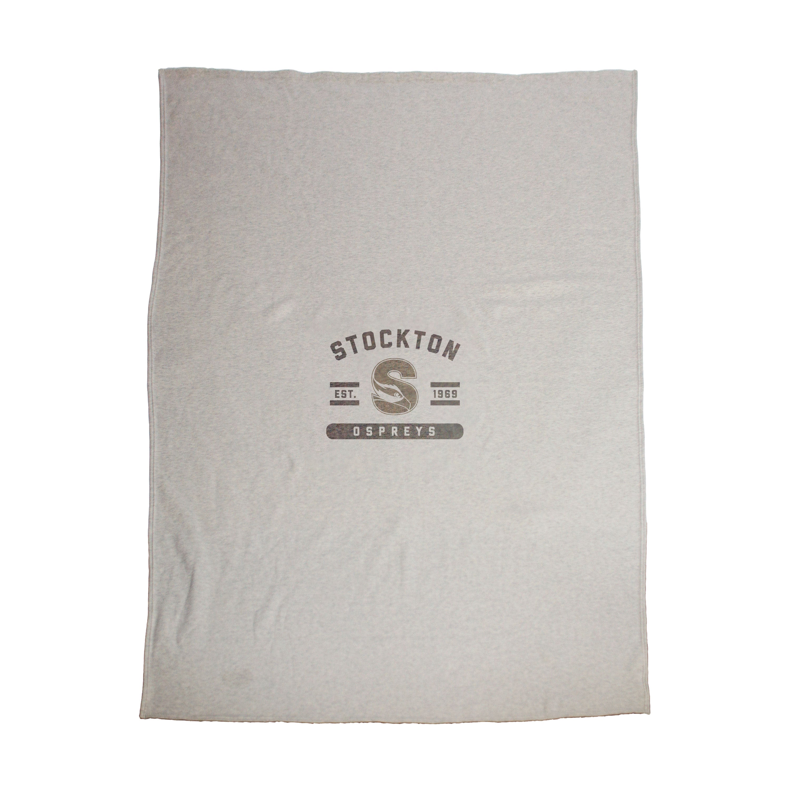 Stockton College Sublimated Sweatshirt Blanket