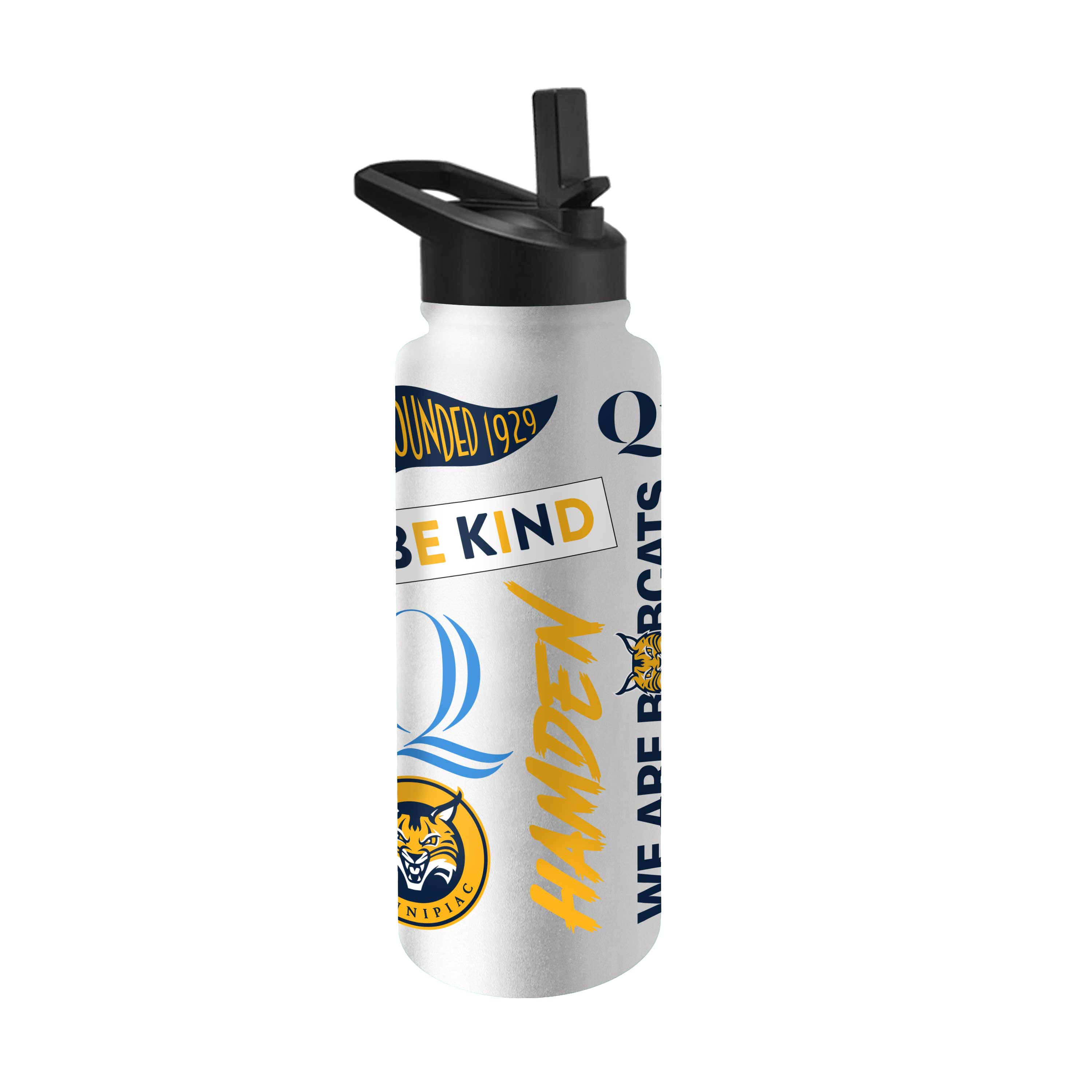 Quinnipiac 34oz Native Quencher Bottle - Logo Brands