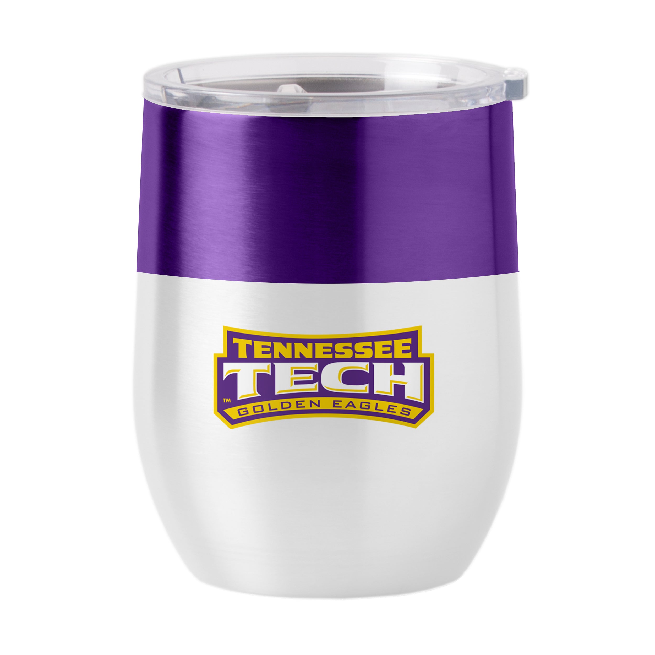Tennessee Tech 16oz Colorblock Stainless Curved Beverage