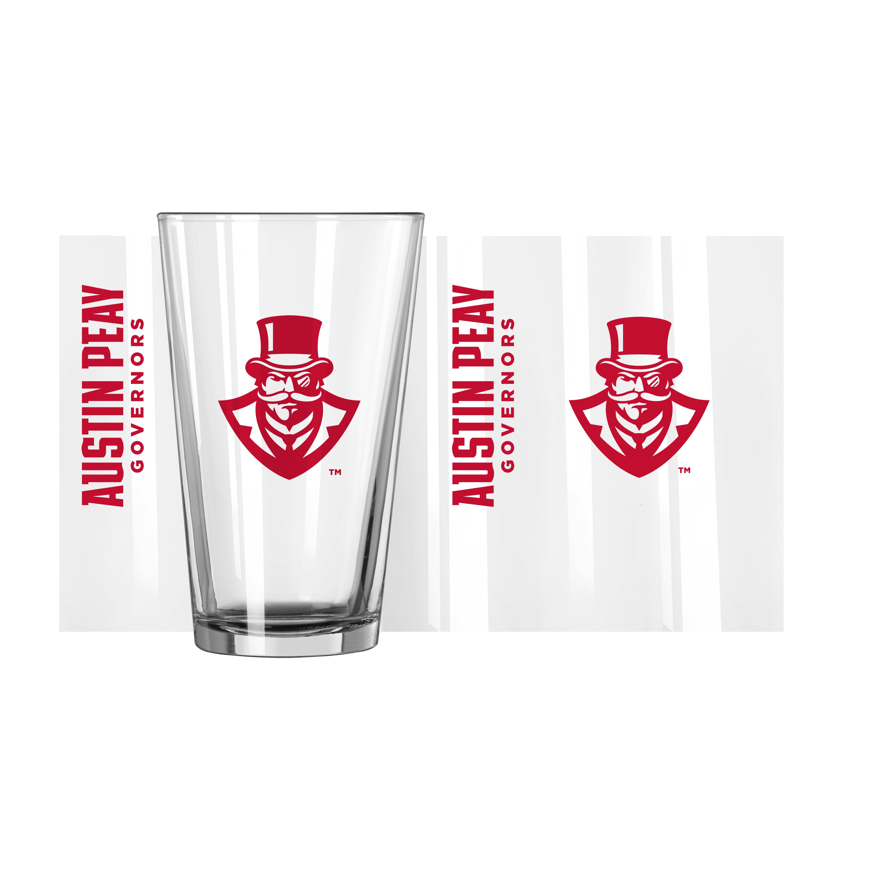Austin Peay State 16oz Gameday Pint Glass