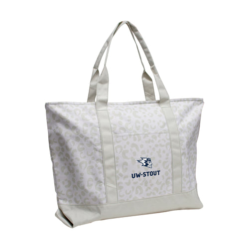 Product Image for Wisconsin - Stout Leopard Pattern Tote