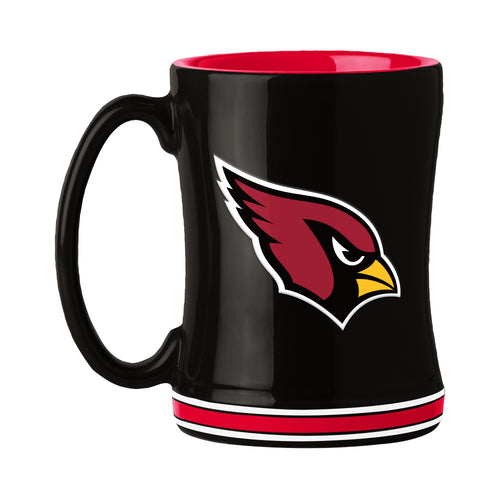 Product Image for Arizona Cardinals 14oz Black Relief Mug