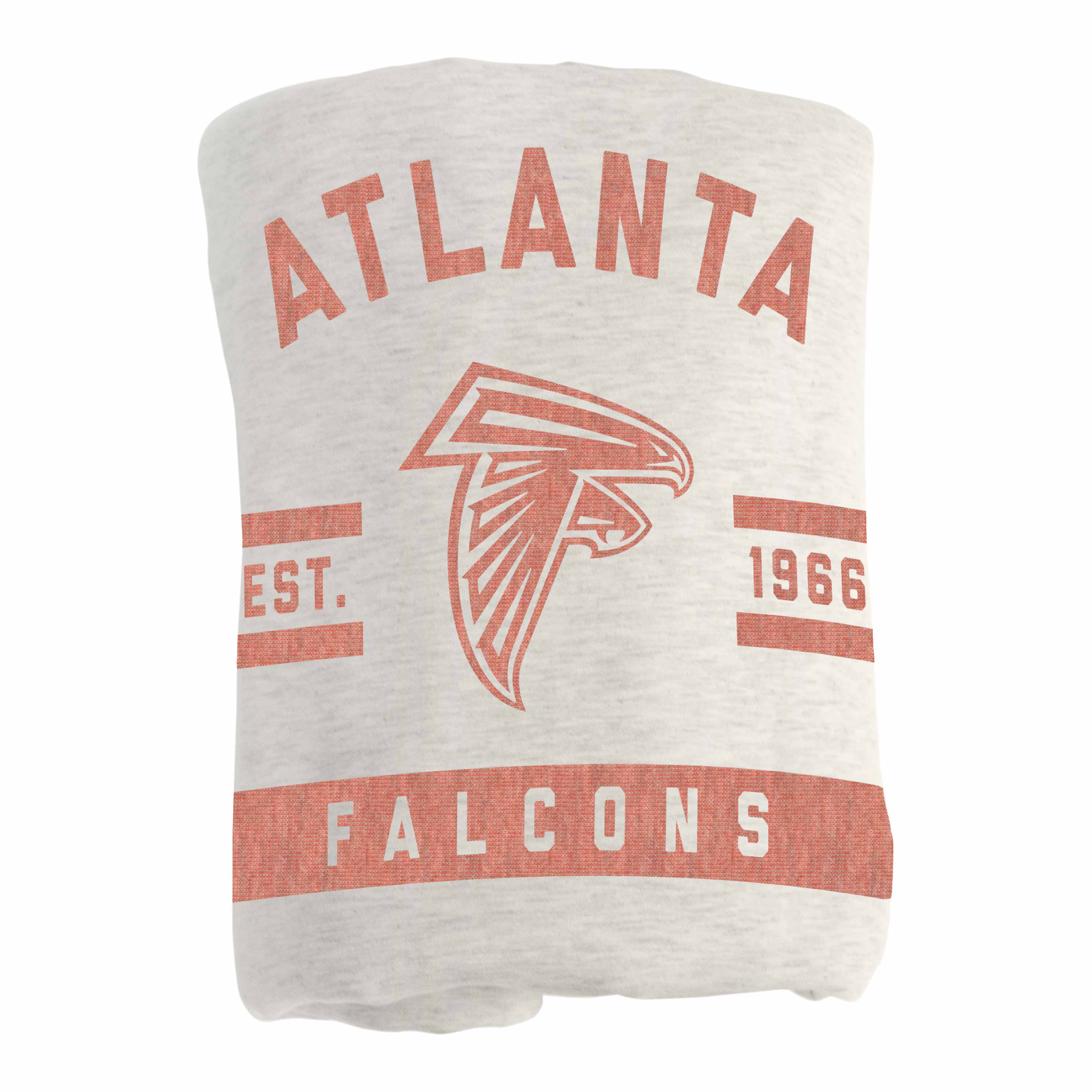 Atlanta Falcons Oatmeal Sweatshirt Blanket - Logo Brands