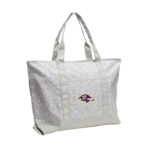 Product Image for Baltimore Ravens Leopard Pattern Tote
