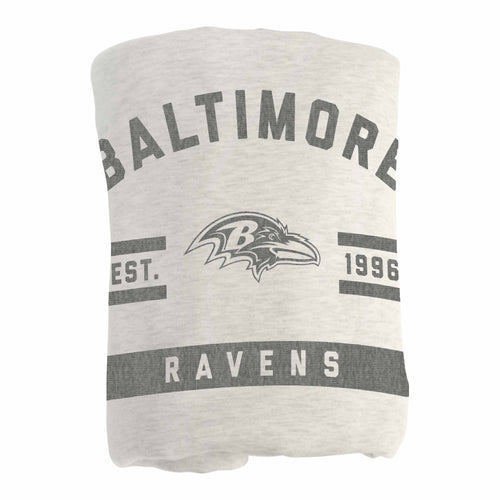 Product Image for Baltimore Ravens Sublimated Sweatshirt Blanket