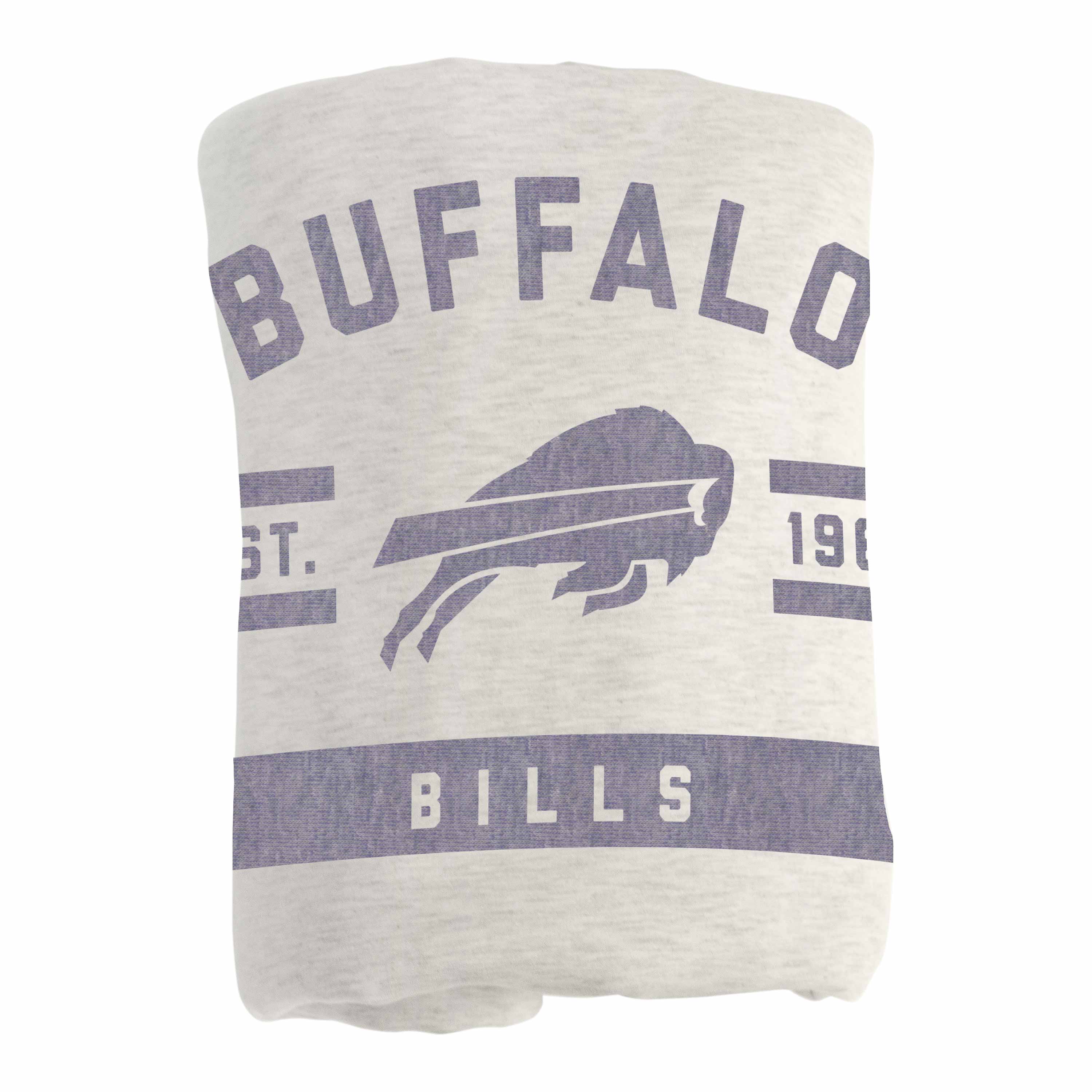 Buffalo Bills Oatmeal Sweatshirt Blanket - Logo Brands