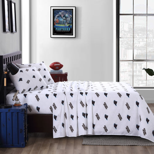 Product Image for Carolina Panthers Bedding Command Sheet Set Queen