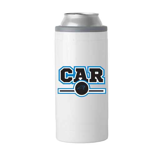 Product Image for Carolina Panthers Letterman 12 oz Slim Can Coolie